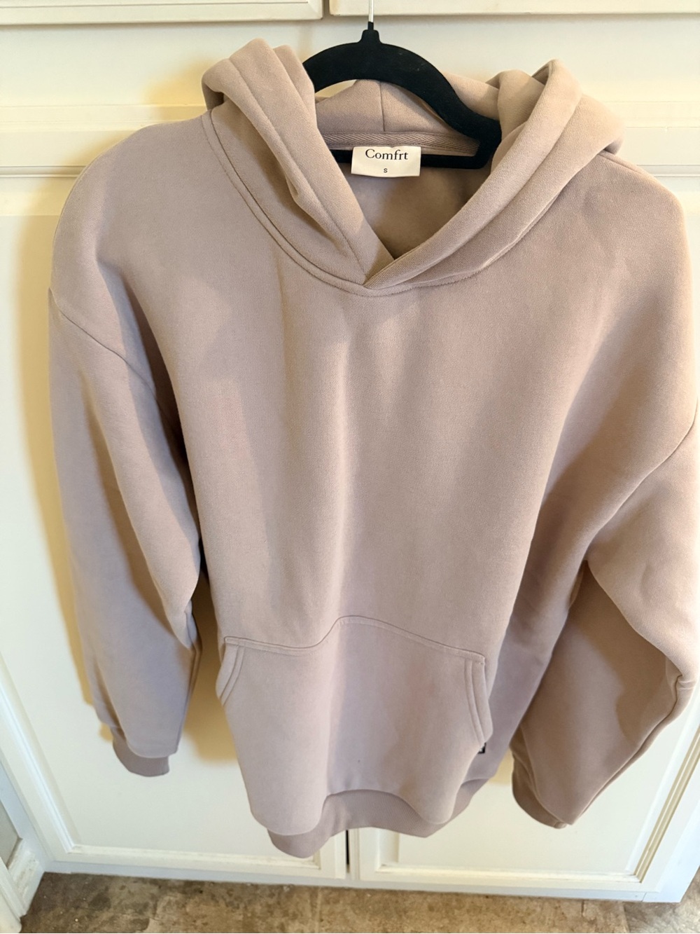 Comfrt Women's Taupe Pullover Hoodie